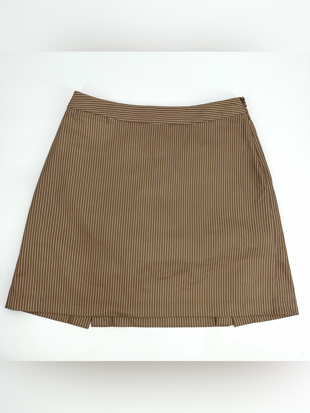 Adidas Skort Women’s 6 Brown Pinstripe Climacool Athletic Pickleball Tailored